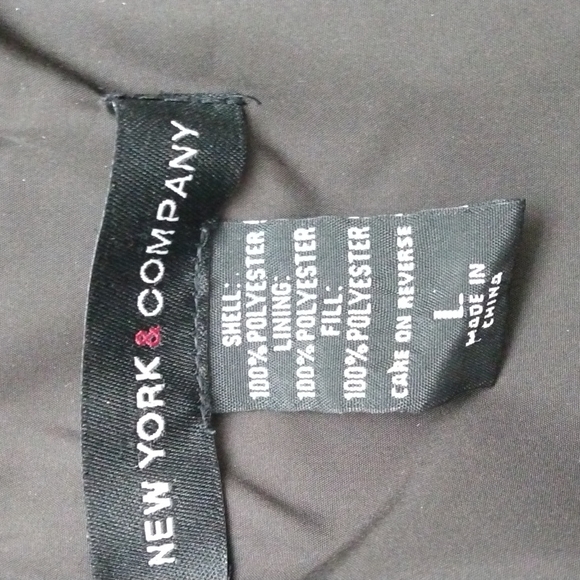 Brown puff vest size large by New York and company - Picture 4 of 4